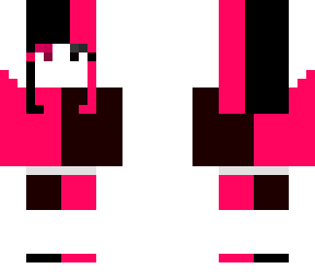 glitched black and pink