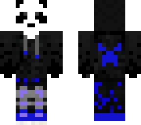 panda gamer bleu