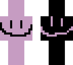 purple and black smile