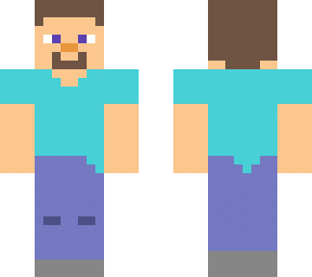rainbow glitched steve