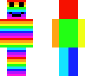 rainbow skin