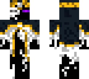 silver enderman with silver royal armour