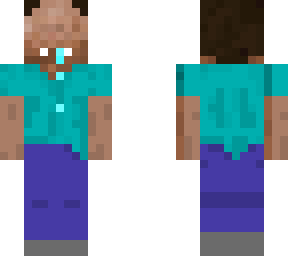 a cursed steve skin