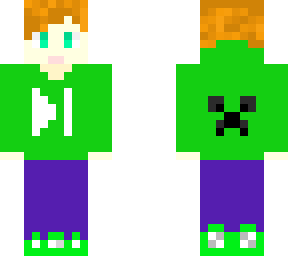 a minecraft youtuber skin from 2012