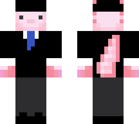 axolotl in a suit