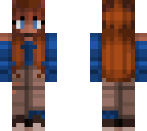 blue girl