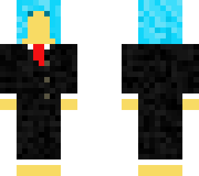 blue girl toggle suit
