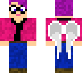 franthehorsegirl w/purple hair and wings