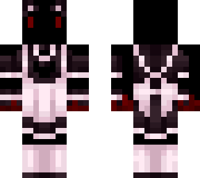 the cute and black guy but with a maid dress