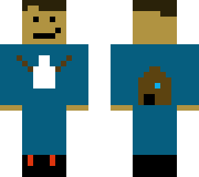 basic skin (comes with ugly winter sweater) first skin so don't hate on me pls.