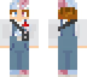 blue and pink