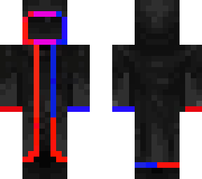 blue black red
