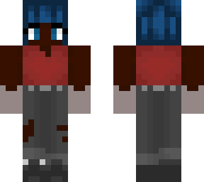 blue haired fighter