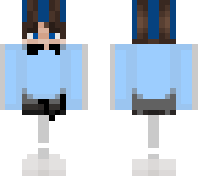 blue person