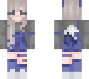 blue wolf girl