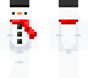 bonhomme de neige rouge