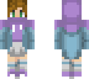 cute purple and teal hoodie