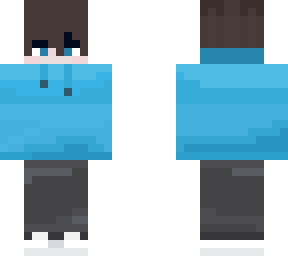 light blue hoodie boy