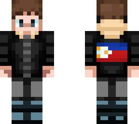 me with philipines flag on the back