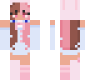 pink and brown hair girl