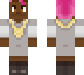 pink haired boy