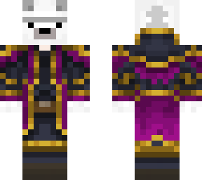 polar bear in robes