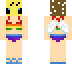 rainbow pride fem beekini