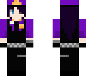 [purple hair] ashley afton (my oc)