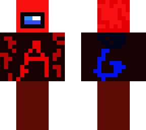ag among us black hoodie red skin