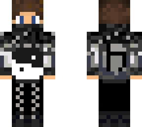 black & white, ying & yang warrior (?)