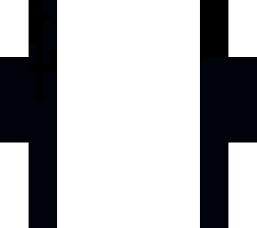 black|white half and half