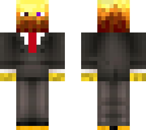 Blaze Tuxedo Minecraft Skin