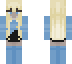 blue girl