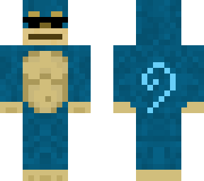 blue monkey with ssunglasses