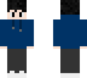 boy with blue sweatshirt