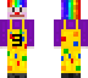 clown with number 3