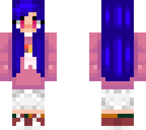cute blue hair unicorn girl