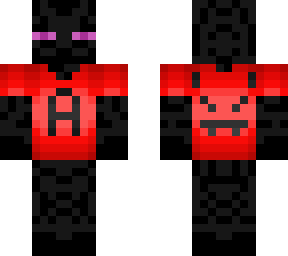 enderman with ac/dc t-shirt