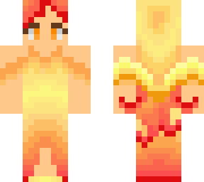 fire queen -with wings