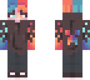 flames ; te