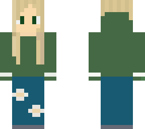 green hoddie