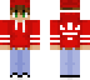 guy in a red adidas hoodie and super skinny jeans.