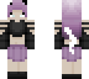 lilac cat egirl
