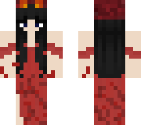 nether red dress