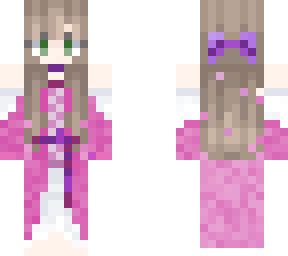 pink dress girl