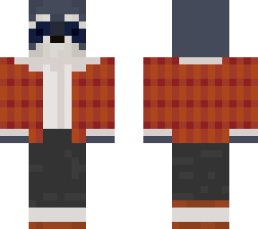 racoon in a plaid jacket - request vrsion 2
