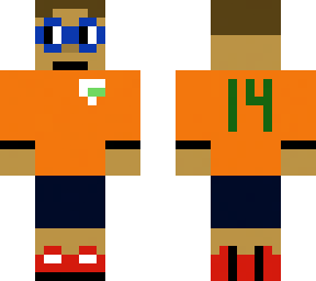 school student (orange)