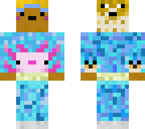 skin of axolotl