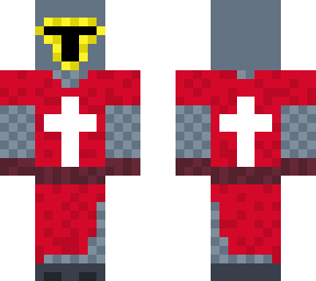 white cross knight