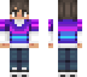 boy with neon sweater